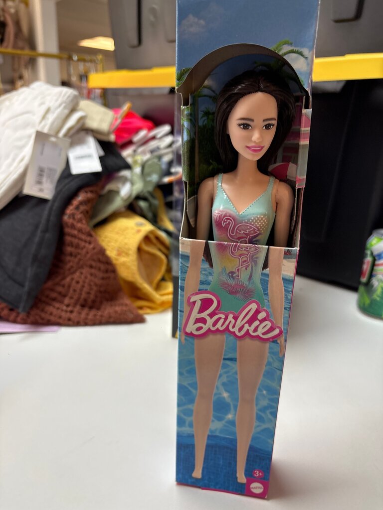 Barbie Fashion Doll with Flamingo Swimsuit