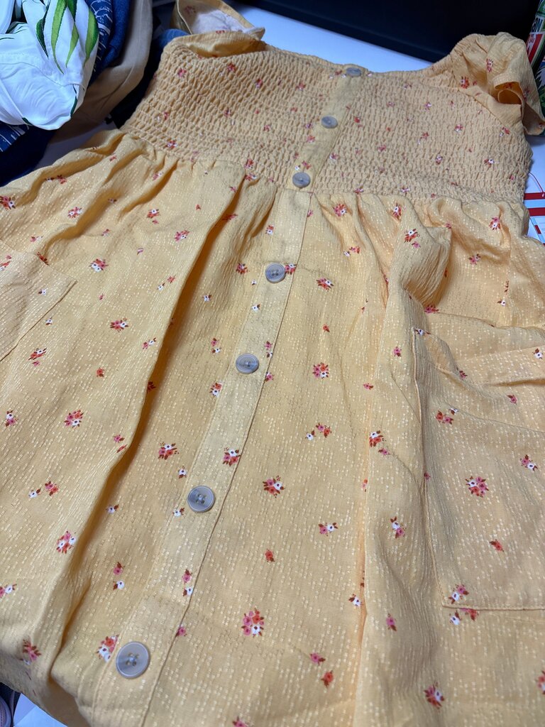 Floral Yellow Dress