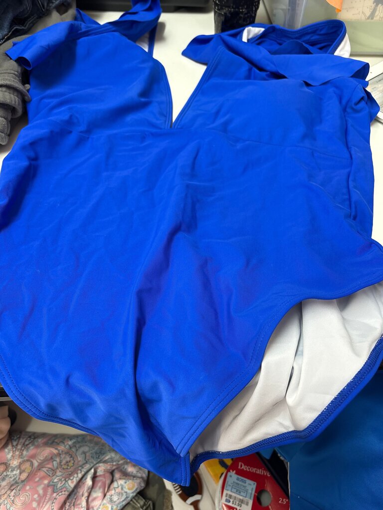 Blue One-Piece Swimsuit