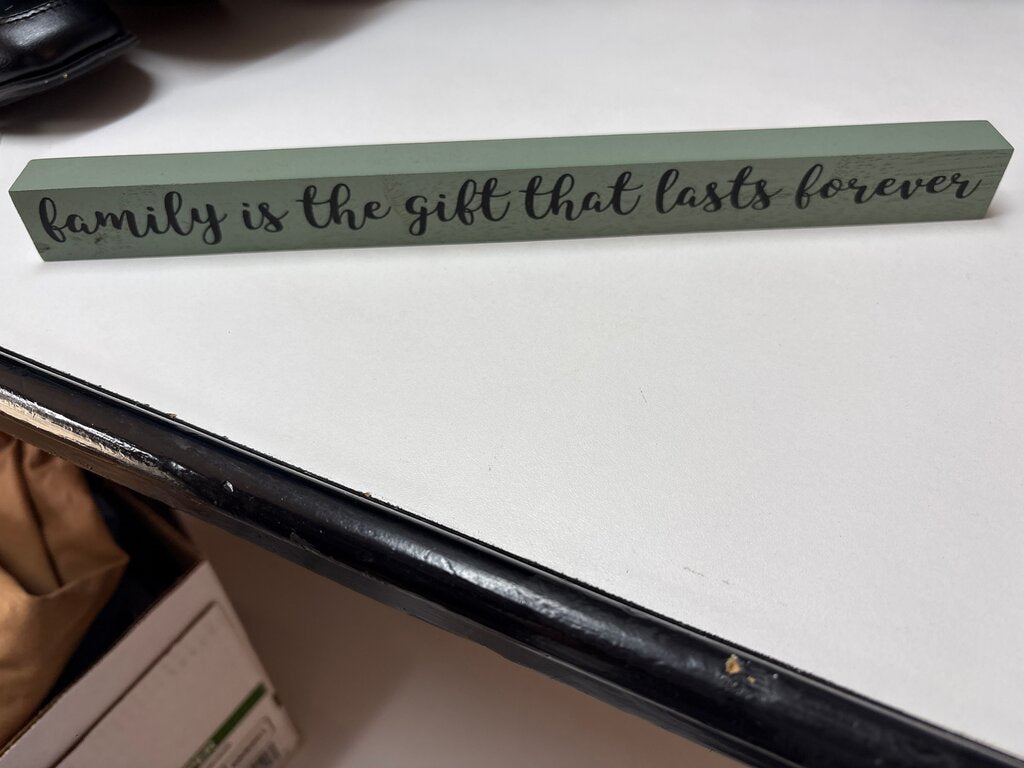 Family is the Gift Desktop Decor