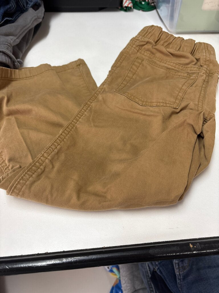 Tan Elastic Waist Pants