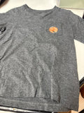 Gray Basketball Print T-Shirt