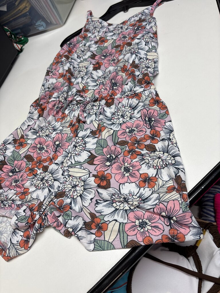 Floral Print Romper