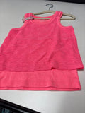 Girls' Pink Star Pattern Tank Top
