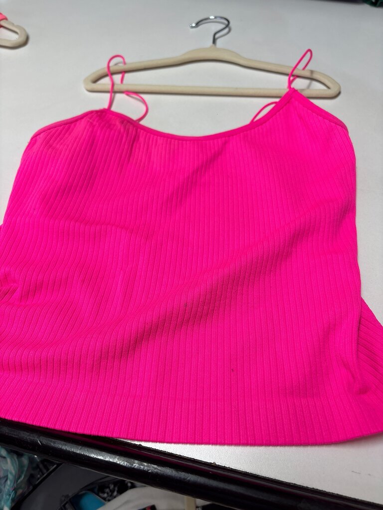 Suzette Collection Pink Ribbed Camisole