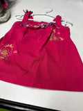 Girls Pink Butterfly Tank Top