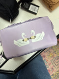 Purple Swan Cosmetic Bag