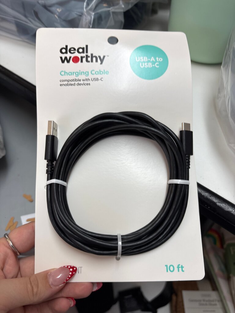 Deal Worthy USB-A to USB-C Charging Cable