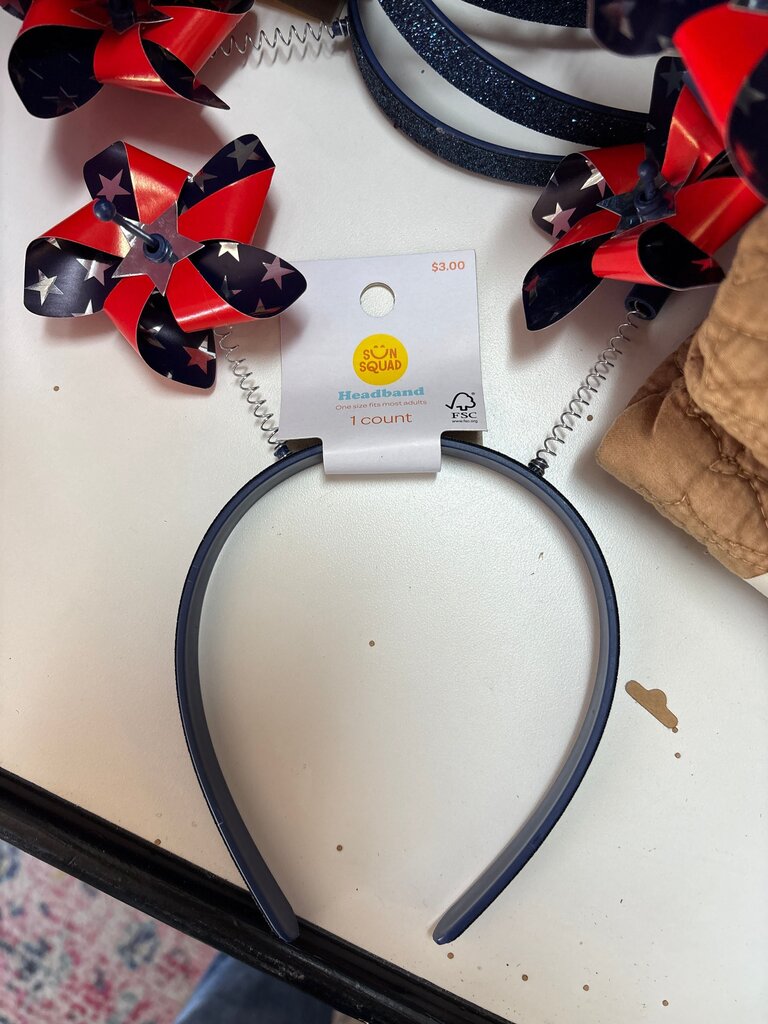 Red and Blue Star Headband