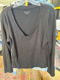 Madison Studio Black Long Sleeve Top