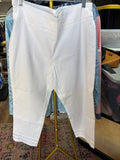 White Casual Pants