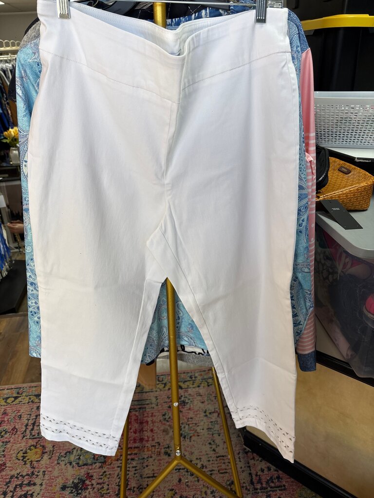 White Casual Pants