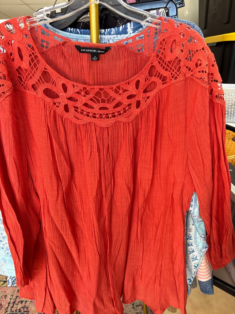 Zac & Rachel Women's 2X Blouse