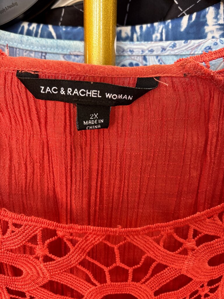 Zac & Rachel Women's 2X Blouse