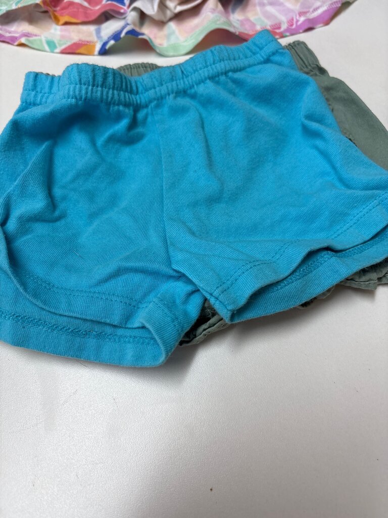 Children's Blue and Green Shorts