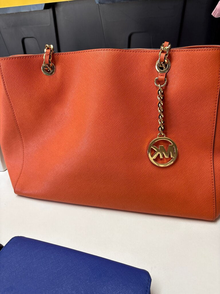 Michael Kors Orange Tote Bag