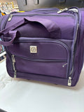 Purple Rolling Luggage Carry-On Bag