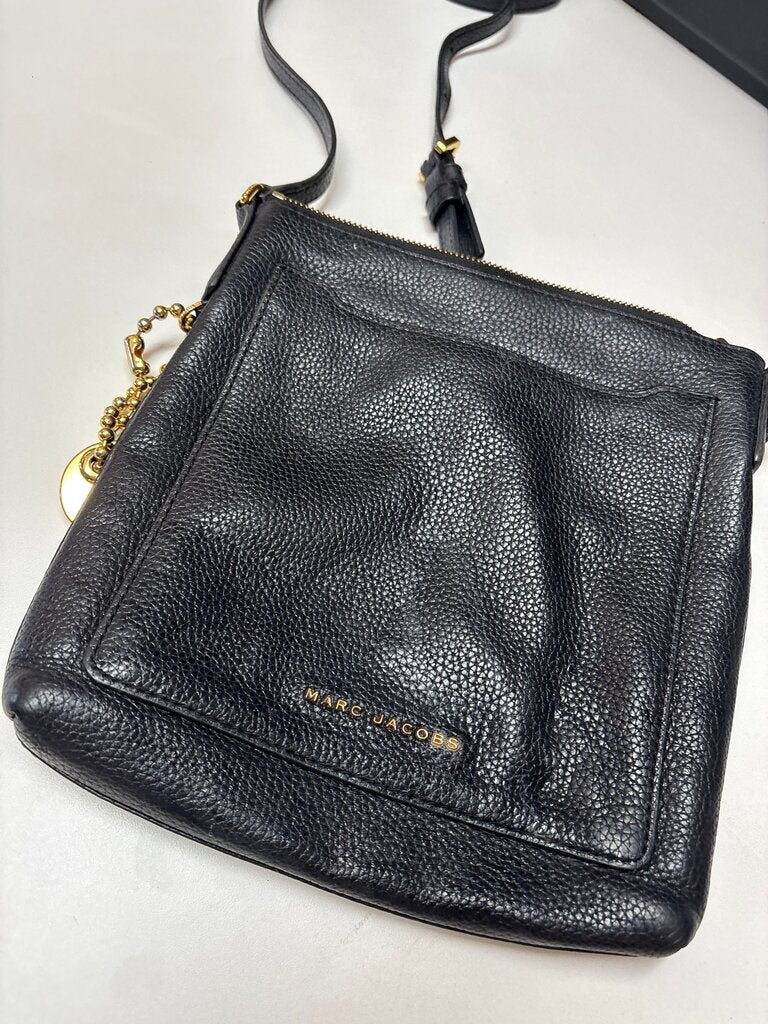 Marc Jacobs Black Leather Crossbody Bag