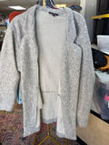 Women's Grey Cardigan Sweater
