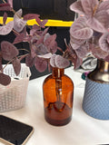 Vintage Amber Glass Vase