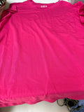 SHEIN Pink Pocket T-Shirt