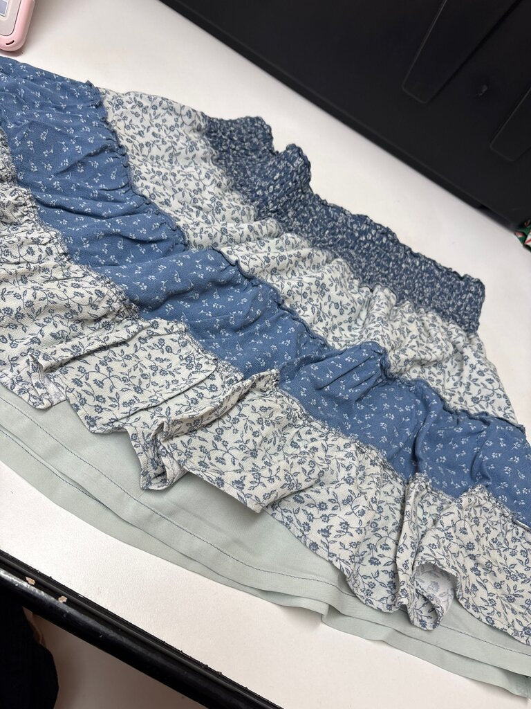 American Eagle Women's Floral Ruffle Skirt