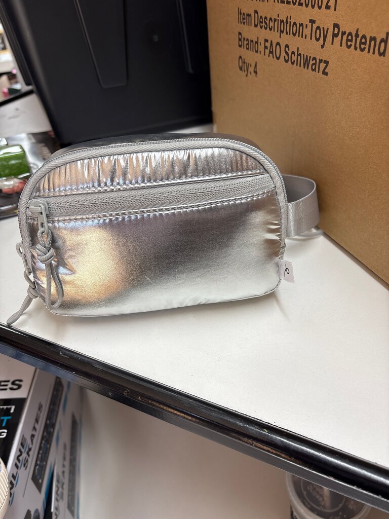 Silver Toy Pretend Bag