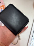 Black Zip Wallet