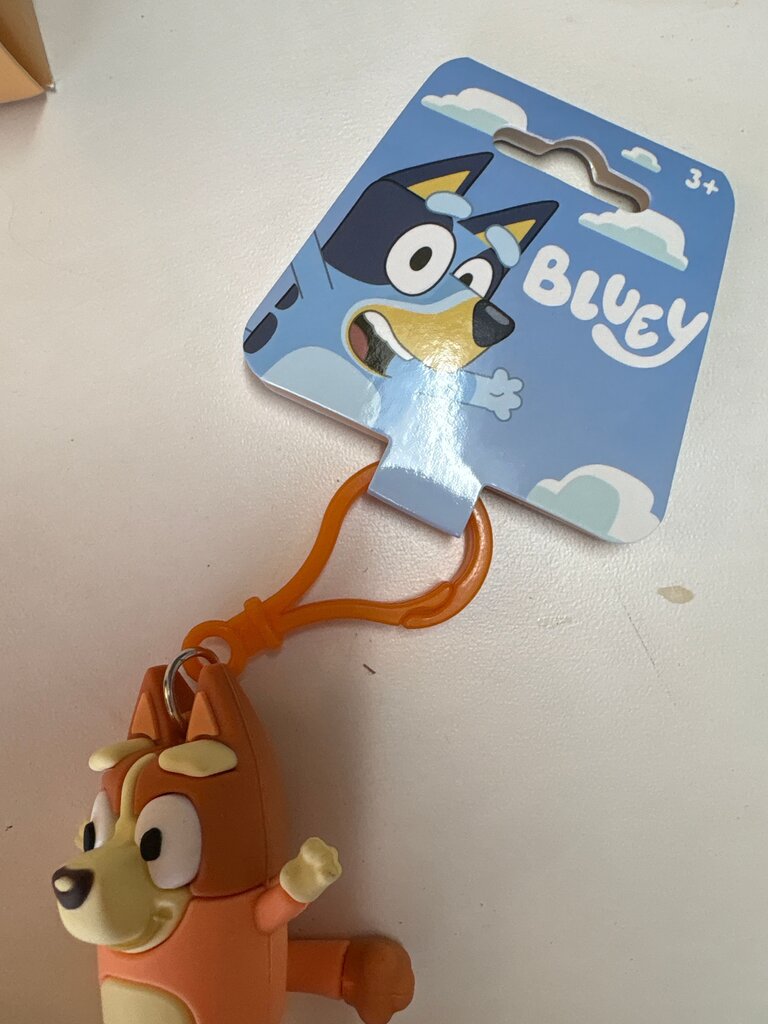 Bluey Keychain Figurine