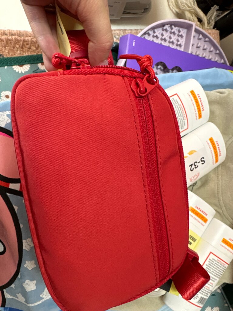 Red Cosmetic Pouch