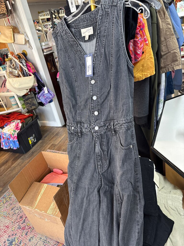Universal Thread Black Denim Jumpsuit