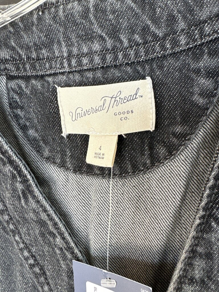 Universal Thread Black Denim Jumpsuit