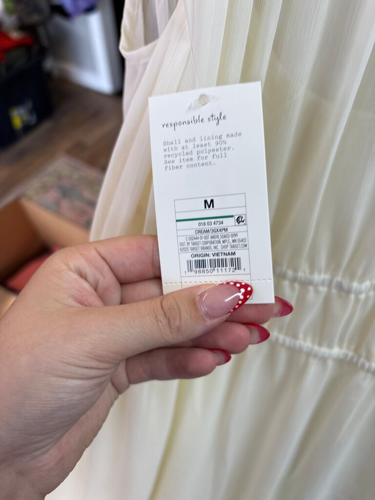 Cream Maxi Dress