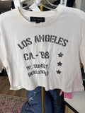Los Angeles CA '98 Graphic Cropped T-Shirt