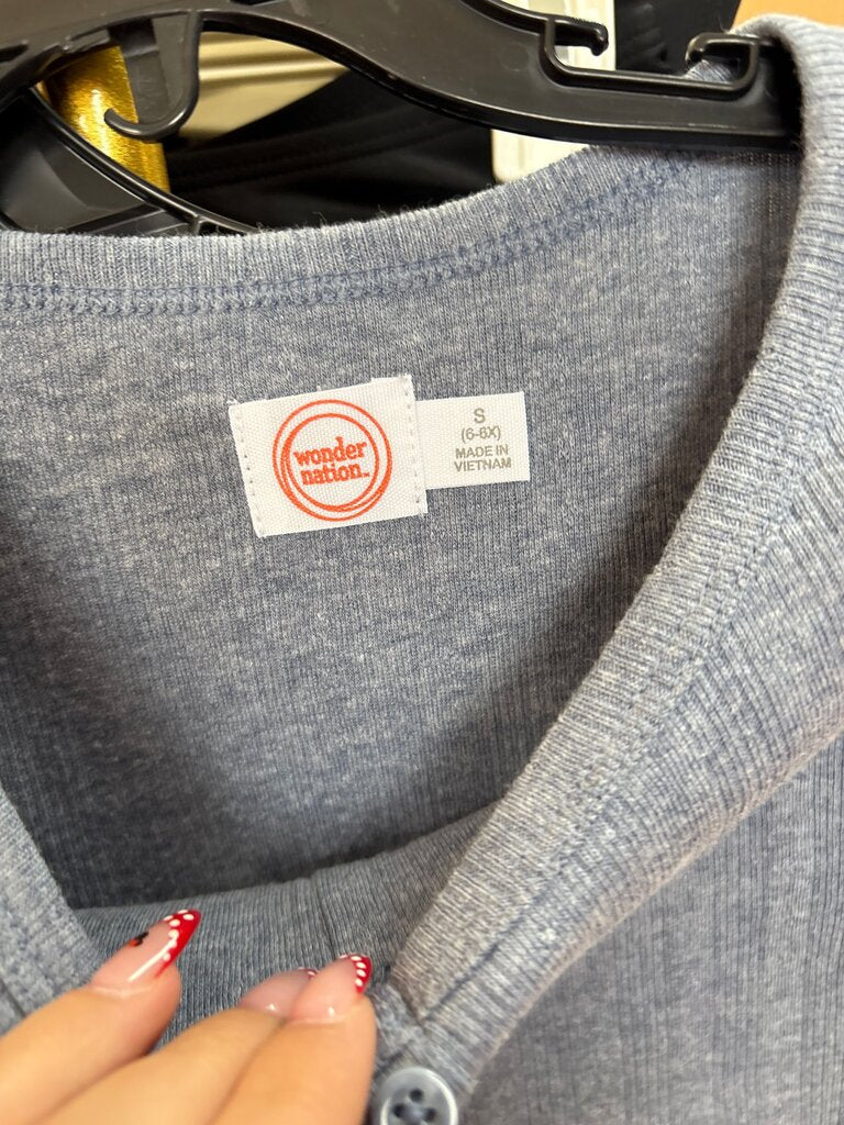Wonder Nation Short Sleeve Button-Up Shirt