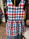 Girls' Checked Summer Dress