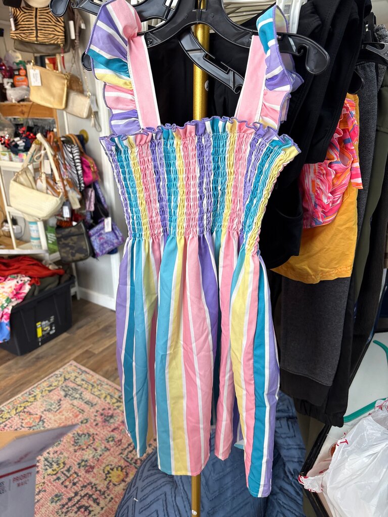 Colorful Striped Summer Dress