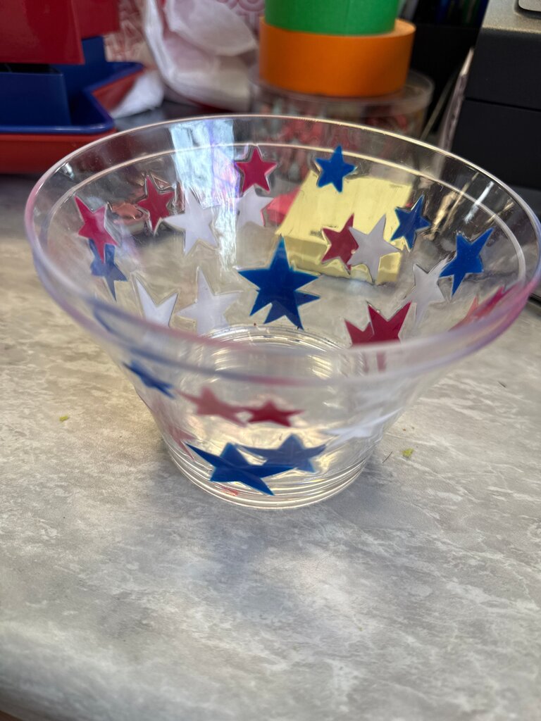 Star Pattern Snack Bowls