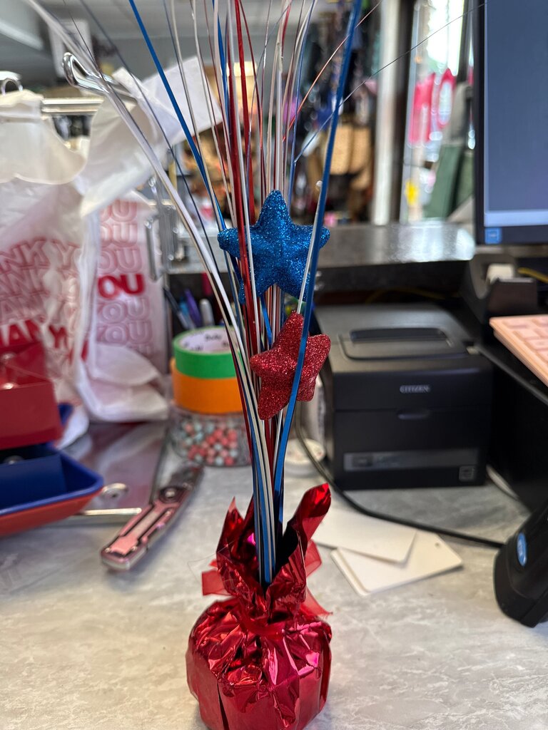 Red, White, and Blue Star Party Decoration