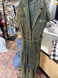 Vintage Olive Green Jumpsuit