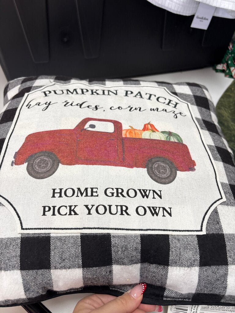 Pumpkin Patch Decorative Pillow