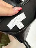 New Directions Black Faux Leather Pants