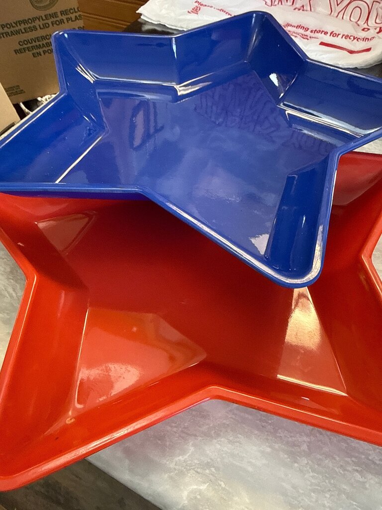 Star Shaped Serving Tray Set