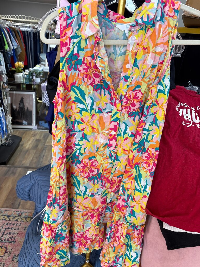 Lily Floral Button-Up Dress
