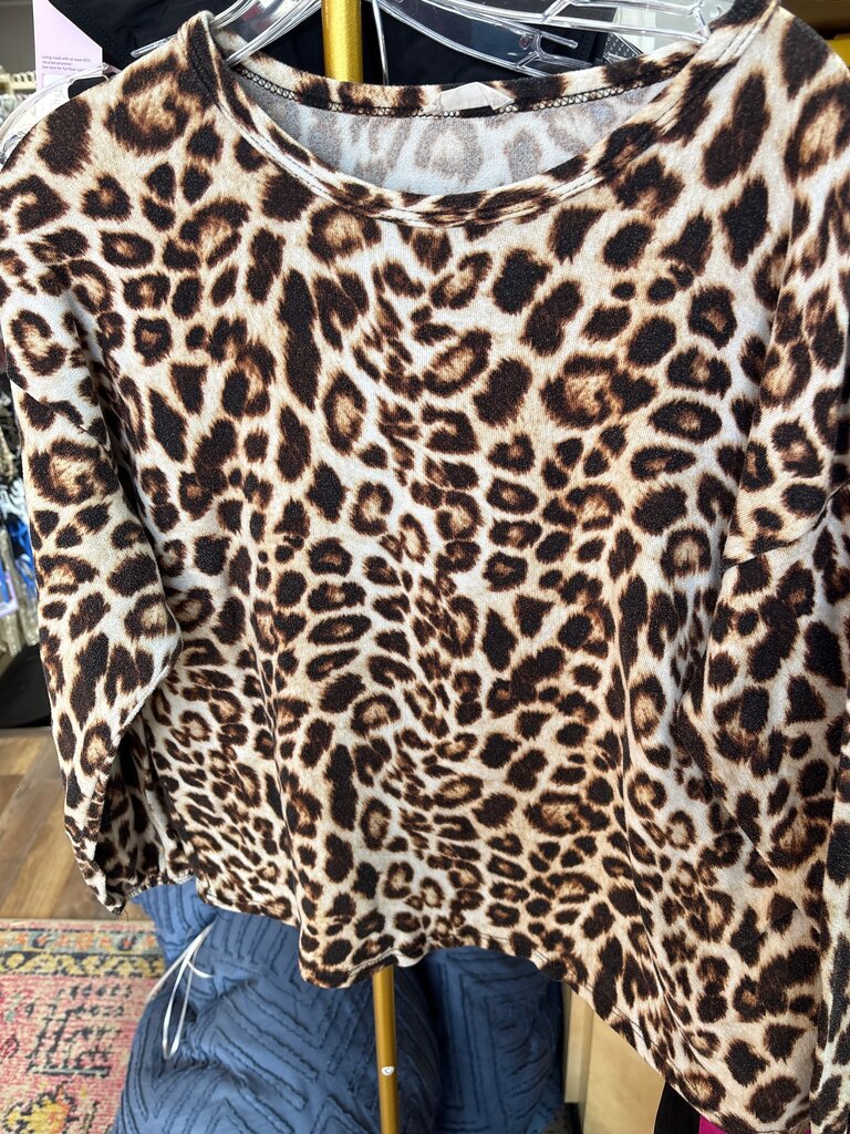 Leopard Print Crop Top
