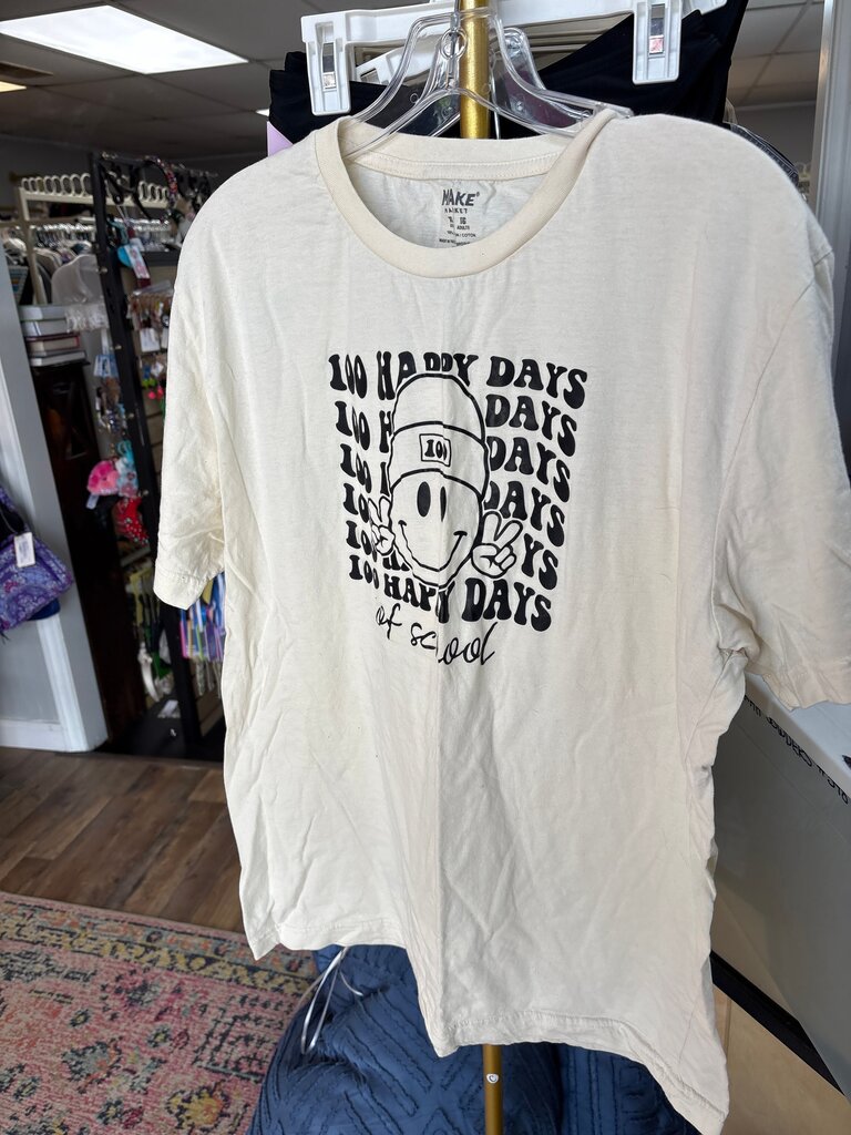 100 Happy Days of School Graphic Tee