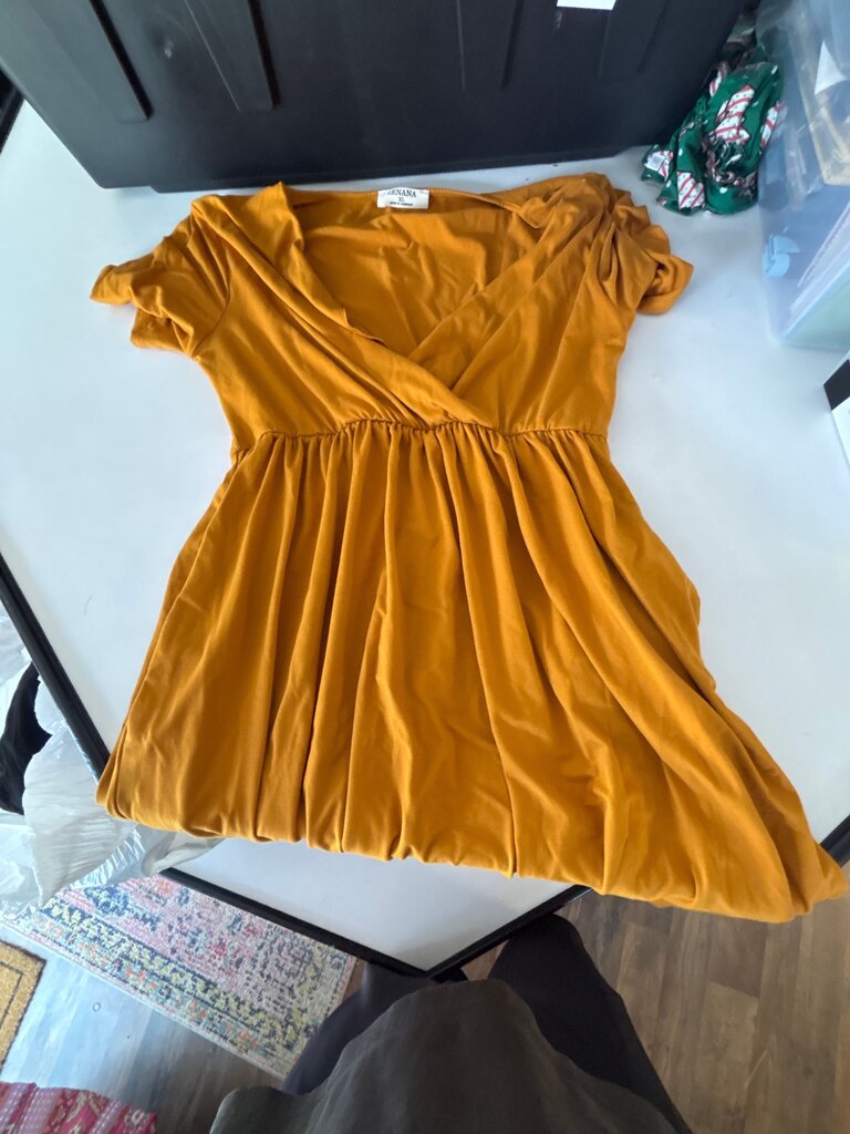 Zenana Mustard Yellow Dress