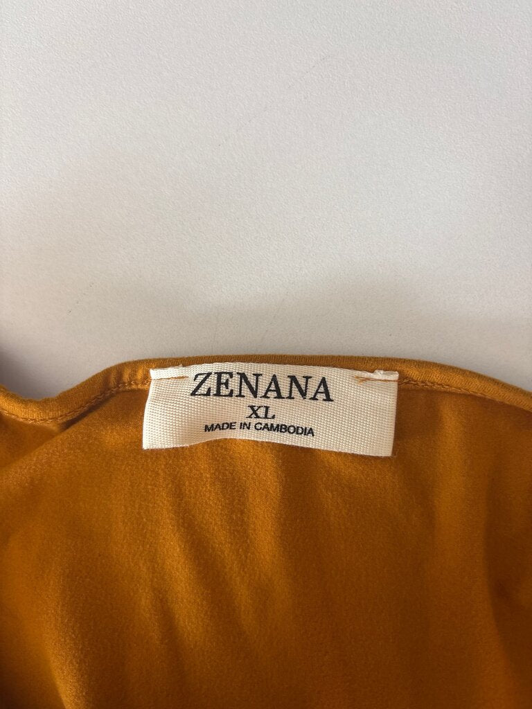 Zenana Mustard Yellow Dress