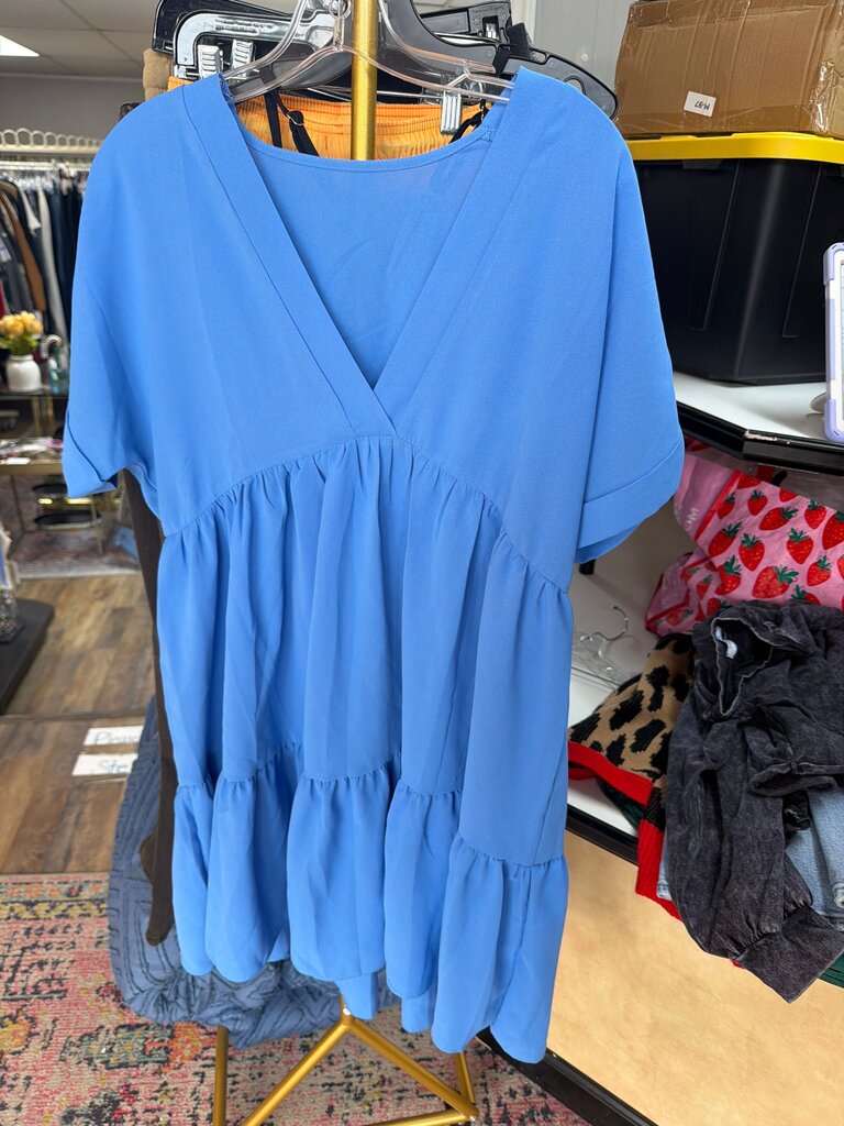 Blue Casual Dress