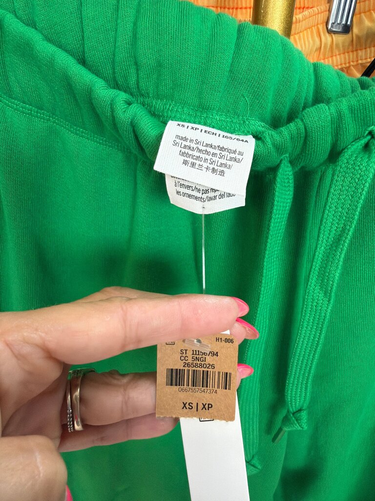 Green Sweatpants with PUMA Logo
